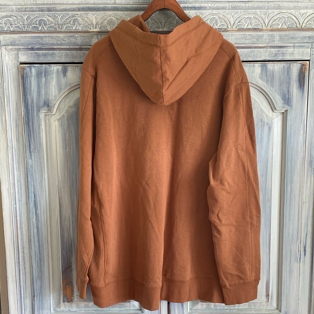 Avenue Women's Plus Size SWEATSHIRT SO COZY - Copper - Picture 4 of 11